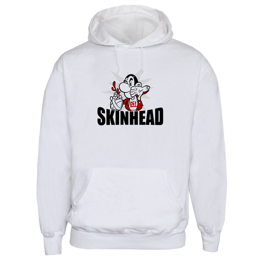 Skinhead "Parole Spass 2" Kapu / hooded (white)