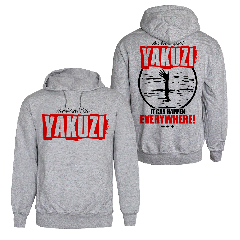 Yakuzi "Drowning" Kapu / hooded (grey)