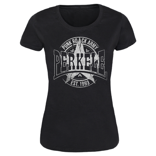 Perkele "Punk Rock Army 2" Girly-Shirt (black) - Premium  von Spirit of the Streets für nur €19.90! Shop now at SPIRIT OF THE STREETS Webshop