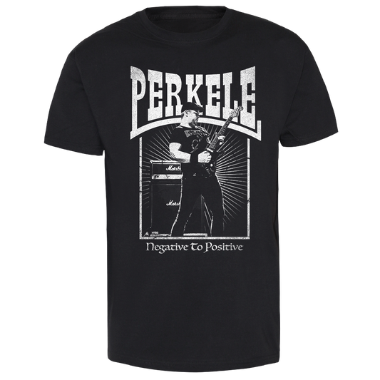 Perkele "Negative to positive" T-Shirt (black) - Premium  von Spirit of the Streets für nur €19.90! Shop now at Spirit of the Streets Mailorder