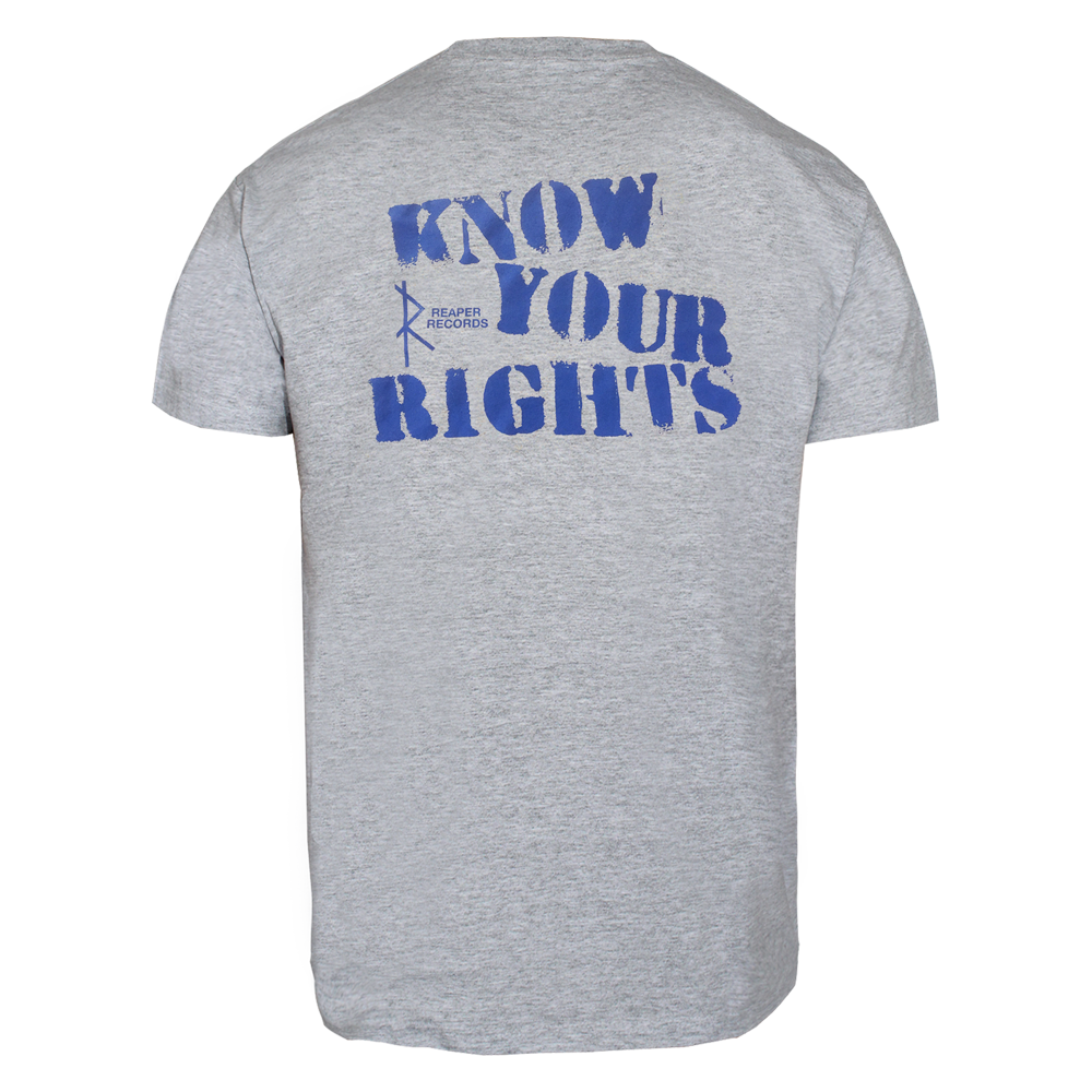 Friend Or Foe "Know Your Rights" T-Shirt (grey)