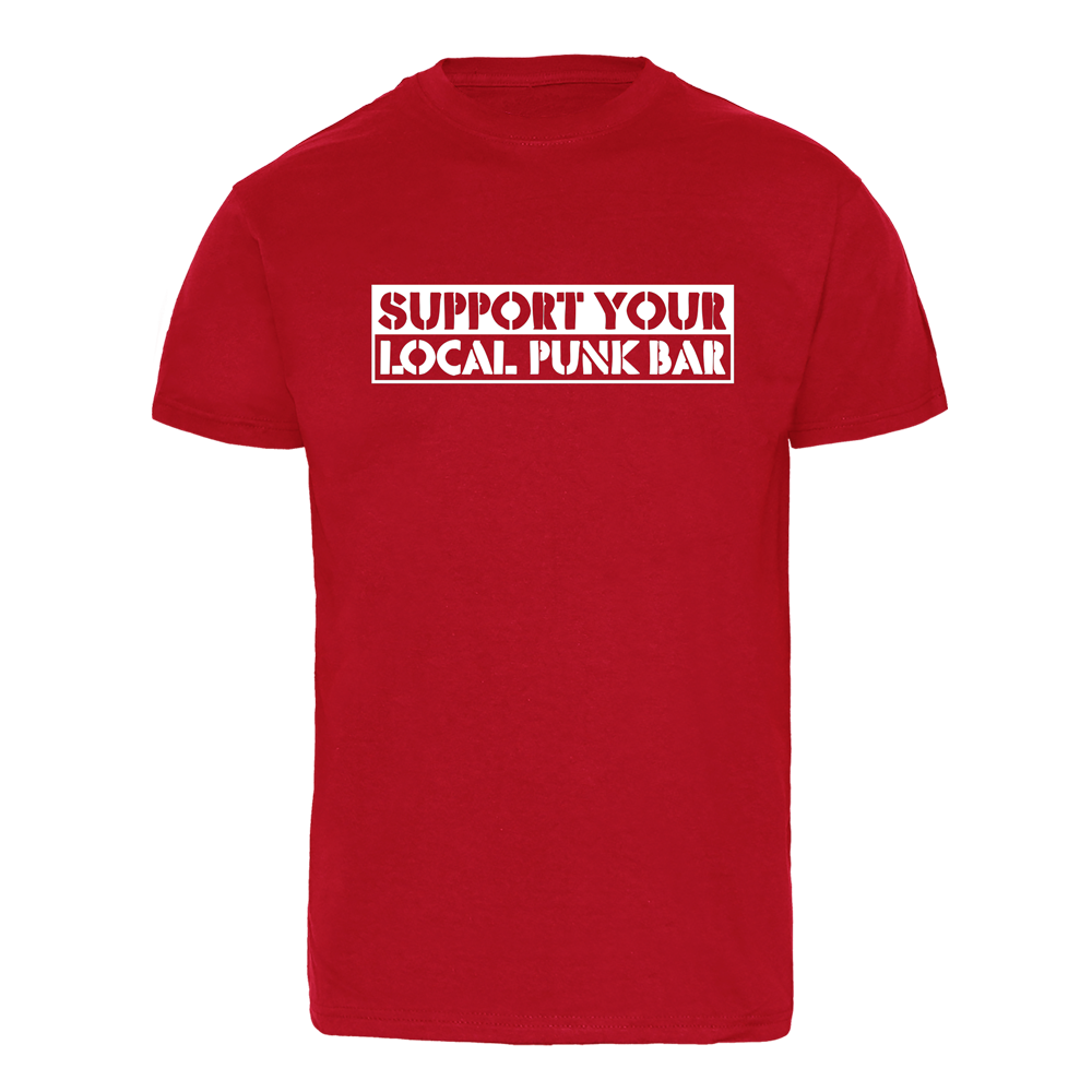 Support your local Punk-Bar - T-Shirt (red)