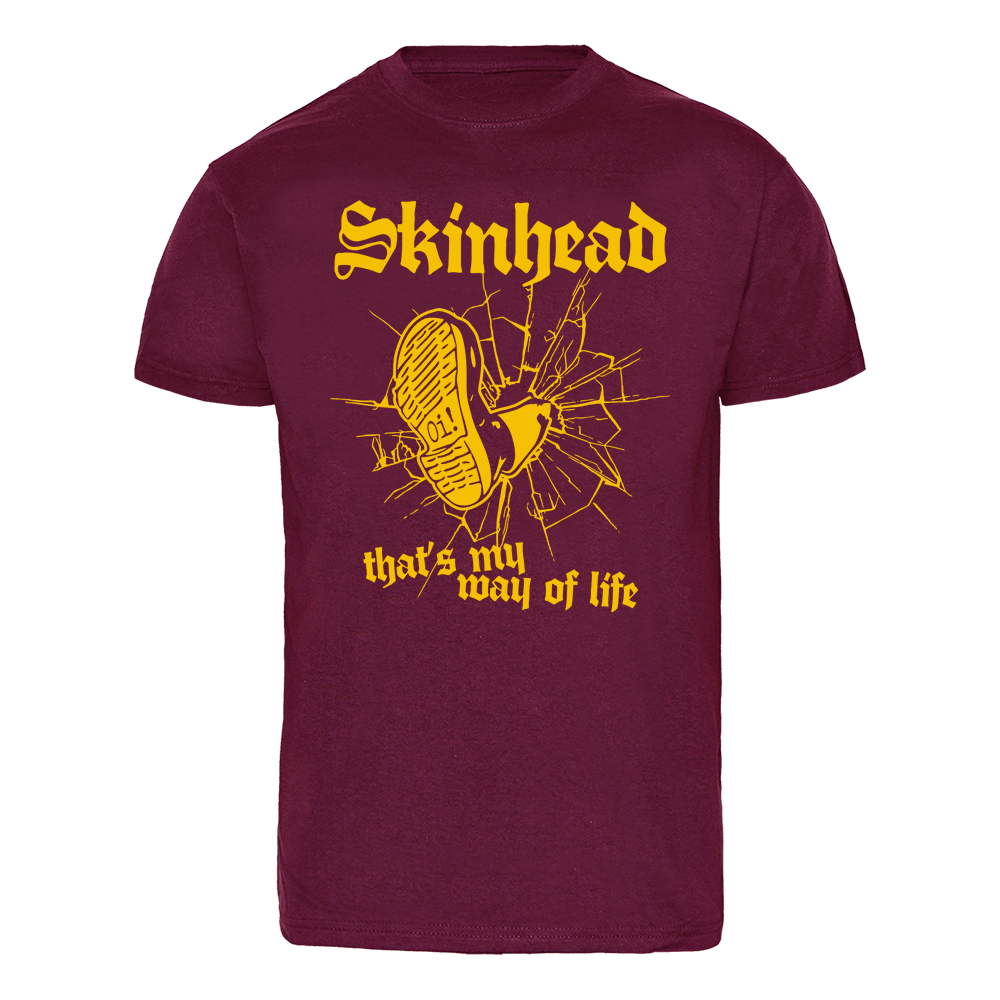 Skinhead "Stomp" T-Shirt (bordeaux)