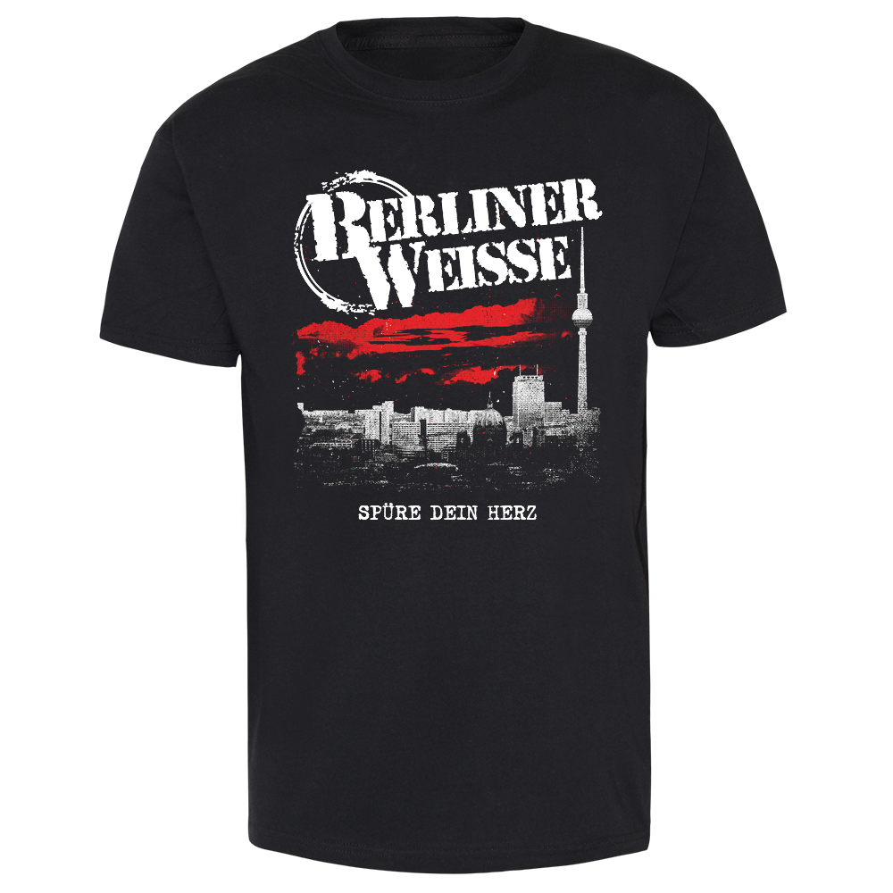 Berliner Weisse "Spüre dein Herz" T-Shirt - Premium  von Spirit of the Streets für nur €19.90! Shop now at Spirit of the Streets Mailorder