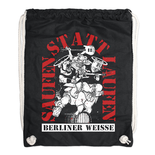 Berliner Weisse "Saufen" Gymsac / Sportbeutel