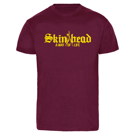 Skinhead "Way of Life" (2) T-Shirt (bordeaux)