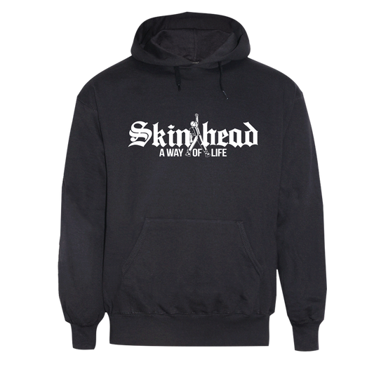 Skinhead "Way of Life" (2) Kapu / hooded (black)