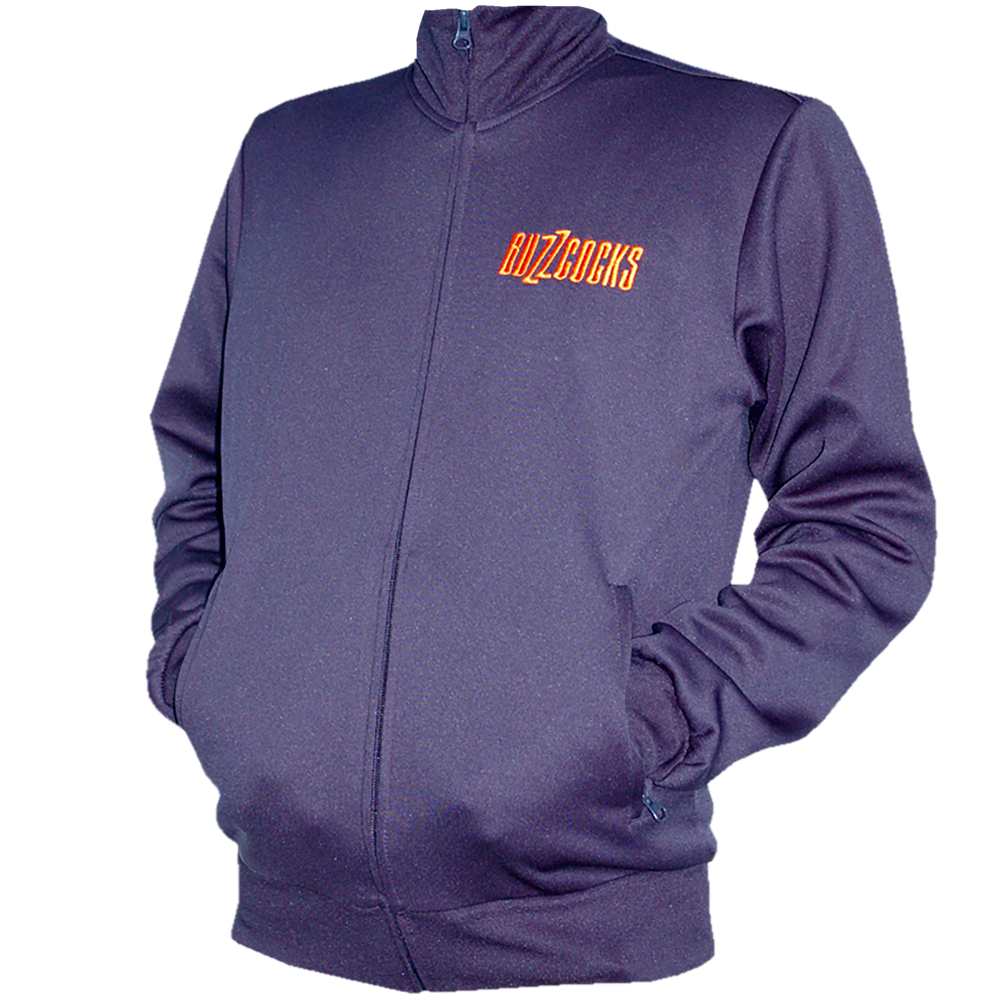 Buzzcocks "Logo" Track Jacket (navy) - Premium  von Rage Wear für nur €29.90! Shop now at Spirit of the Streets Mailorder