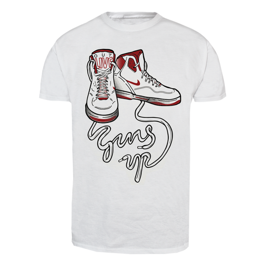 Guns Up! "Shoes" T-Shirt (white)