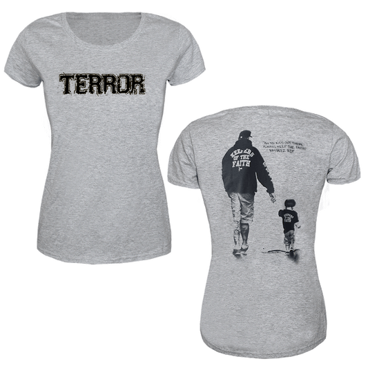 Terror "New Blood" Girly -Shirt (grau)