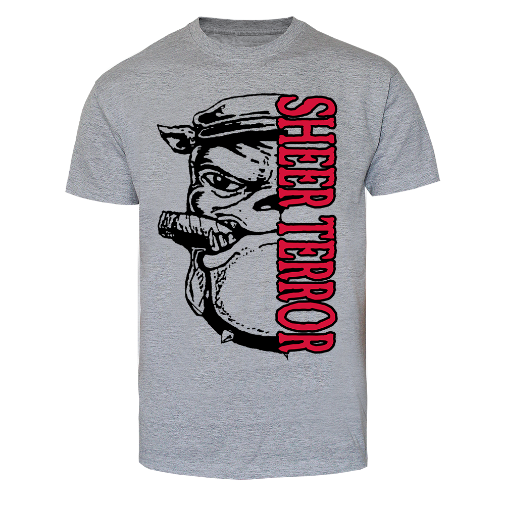 Sheer Terror "Bulldog" T-Shirt (grey)