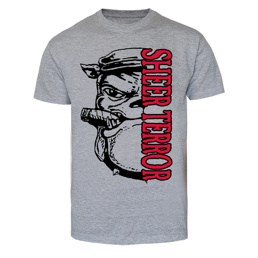 Sheer Terror "Bulldog" T-Shirt (grey)