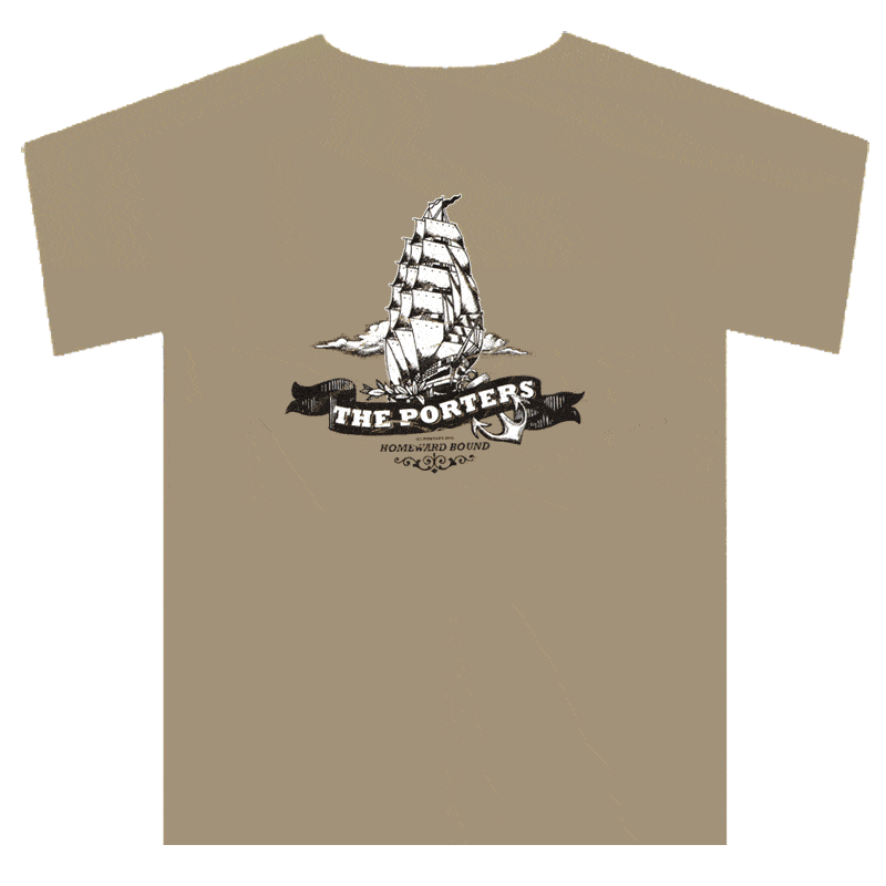 Porters,The "Sailing Ship" T-Shirt - Premium  von Knock Out Records für nur €9.90! Shop now at Spirit of the Streets Mailorder