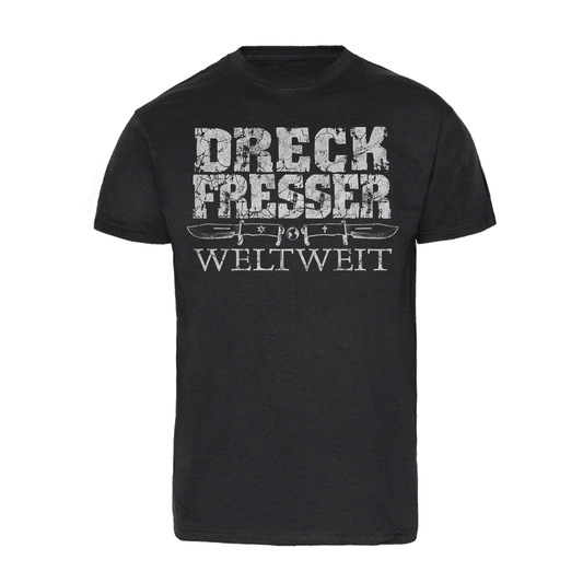 DRECKFRESSER "Die Welt gehört nicht den Wichsern" T-Shirt (EarthPositive)