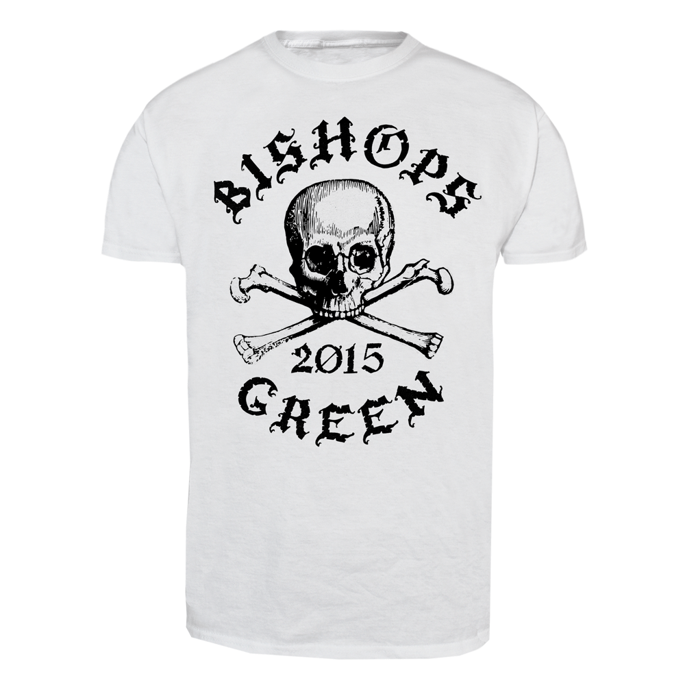 Bishops Green "Skull" T-Shirt (white)
