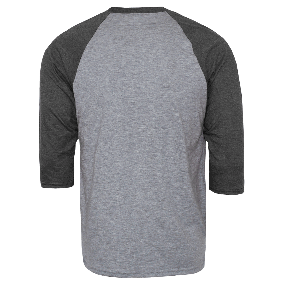 Anvil 3/4 Arm Raglan Shirt (grau/dunkelgrau)