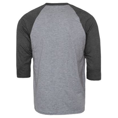 Anvil 3/4 Arm Raglan Shirt (grau/dunkelgrau)