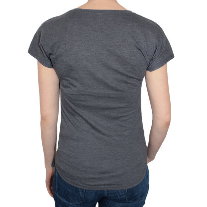 Anvil V-Neck Girly Shirt (darkgrey)