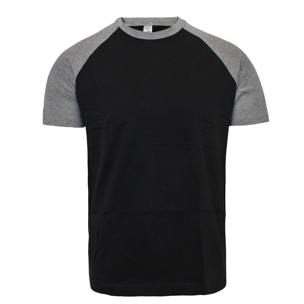 Sol`s Raglan Shirt (schwarz/grau)