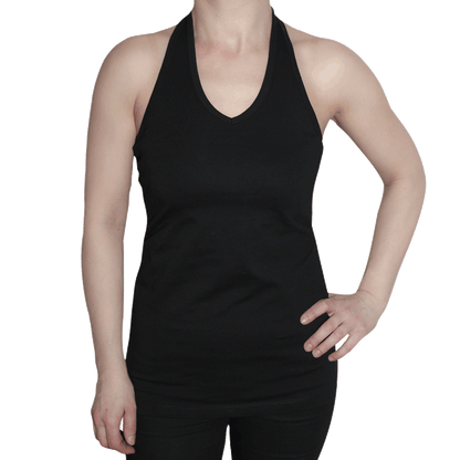 Ladies Neckholder Top (schwarz)