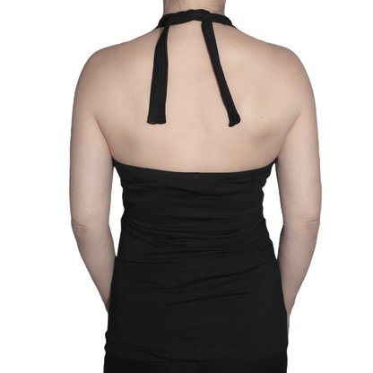 Ladies Neckholder Top (schwarz)