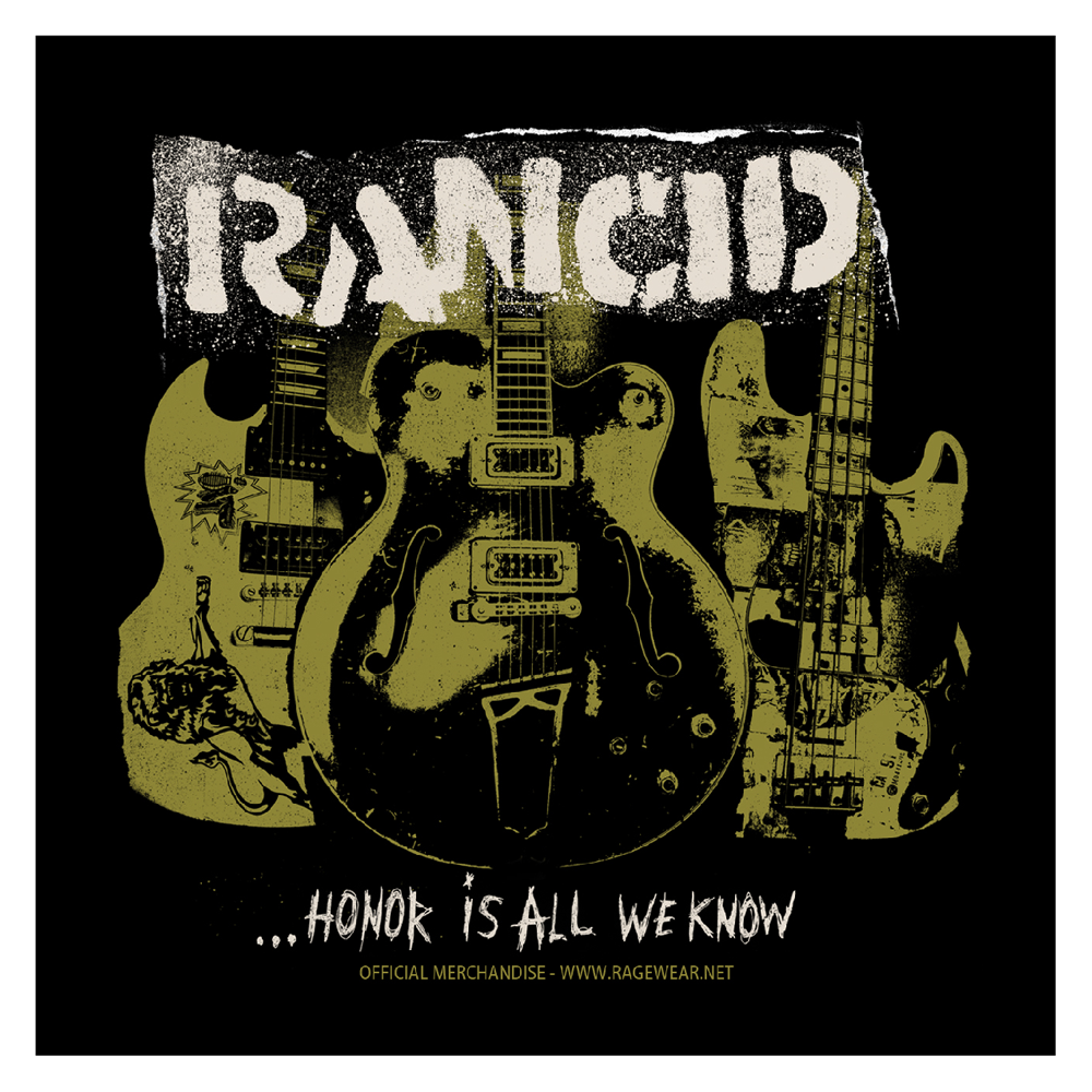 Rancid "Honor is All we know" Stoffaufnäher / Patch (Druck)