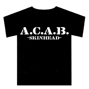 A.C.A.B. Skinhead  TShirt