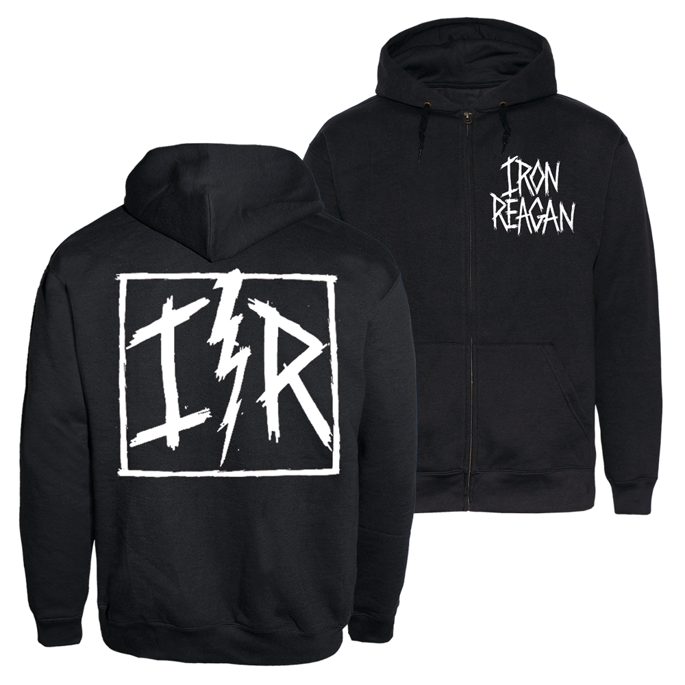 Iron Reagan "Chest Logo" Zip Hoody (black)