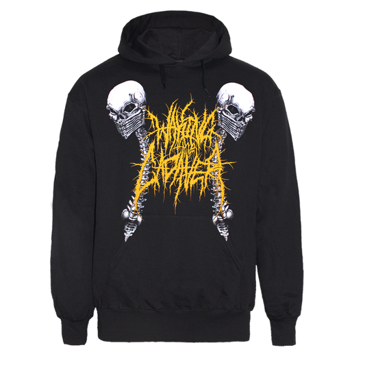 Waking the Cadaver "Backbone Skulls" Hoody (black)