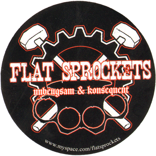 Flat Sprockets Aufkleber 035
