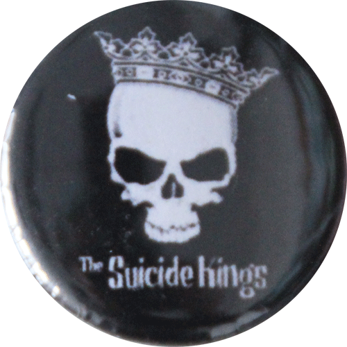 Suicide Kings, The "Skull" - Button (2,5 cm) 81 (Neu) - Premium  von Spirit of the Streets Mailorder für nur €1! Shop now at Spirit of the Streets Mailorder