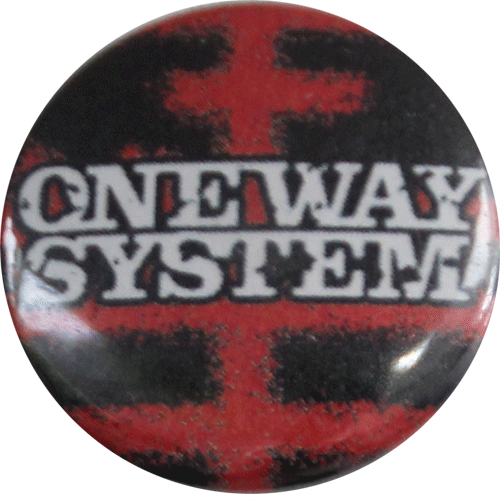 Oneway System (1) - Button (2,5 cm) 124NEU - Premium  von Spirit of the Streets Mailorder für nur €1! Shop now at Spirit of the Streets Mailorder
