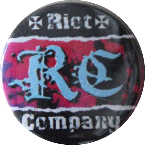 Riot Company rosa - Button (2,5 cm) 248 (Neu)
