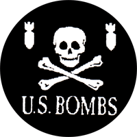 U.S. Bombs (Pirate) - Button (2,5 cm) 303 - Premium  von Spirit of the Streets Mailorder für nur €1! Shop now at Spirit of the Streets Mailorder