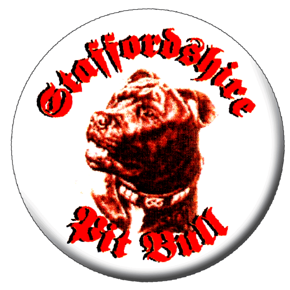 Staffordshire Pit Bull - Button (2,5 cm) 396