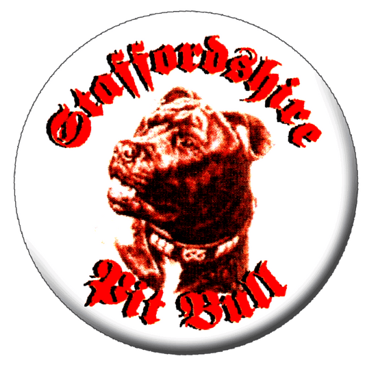Staffordshire Pit Bull - Button (2,5 cm) 396