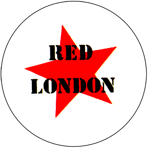 Red London - Button (2,5 cm) 447