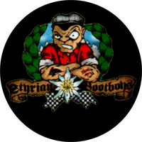 Styrian Bootboys (bunt) - Button (2,5 cm) 522