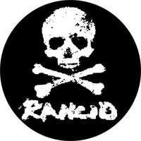 Rancid (Skull) - Button (2,5 cm) 554