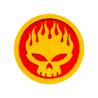 Skull Sun - Button (2,5 cm) 632
