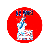 U.S. Bombs (rot) - Button (2,5 cm) 639