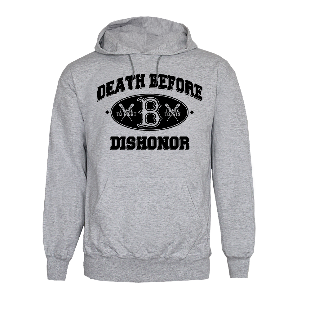 Death Before Dishonor "College" Kapu (grey) - Premium  von Rage Wear für nur €19.90! Shop now at Spirit of the Streets Mailorder
