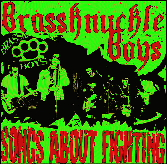 Brassknuckle Boys - Songs about fighting LP (lim. 125, white/bl. Vinyl, DL Code) - Premium  von Spirit of the Streets für nur €9.85! Shop now at Spirit of the Streets Mailorder