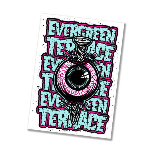 Evergreen Terrace "Eyeball" Sticker (Aufkleber) - Premium  von Spirit of the Streets Mailorder für nur €1! Shop now at Spirit of the Streets Mailorder