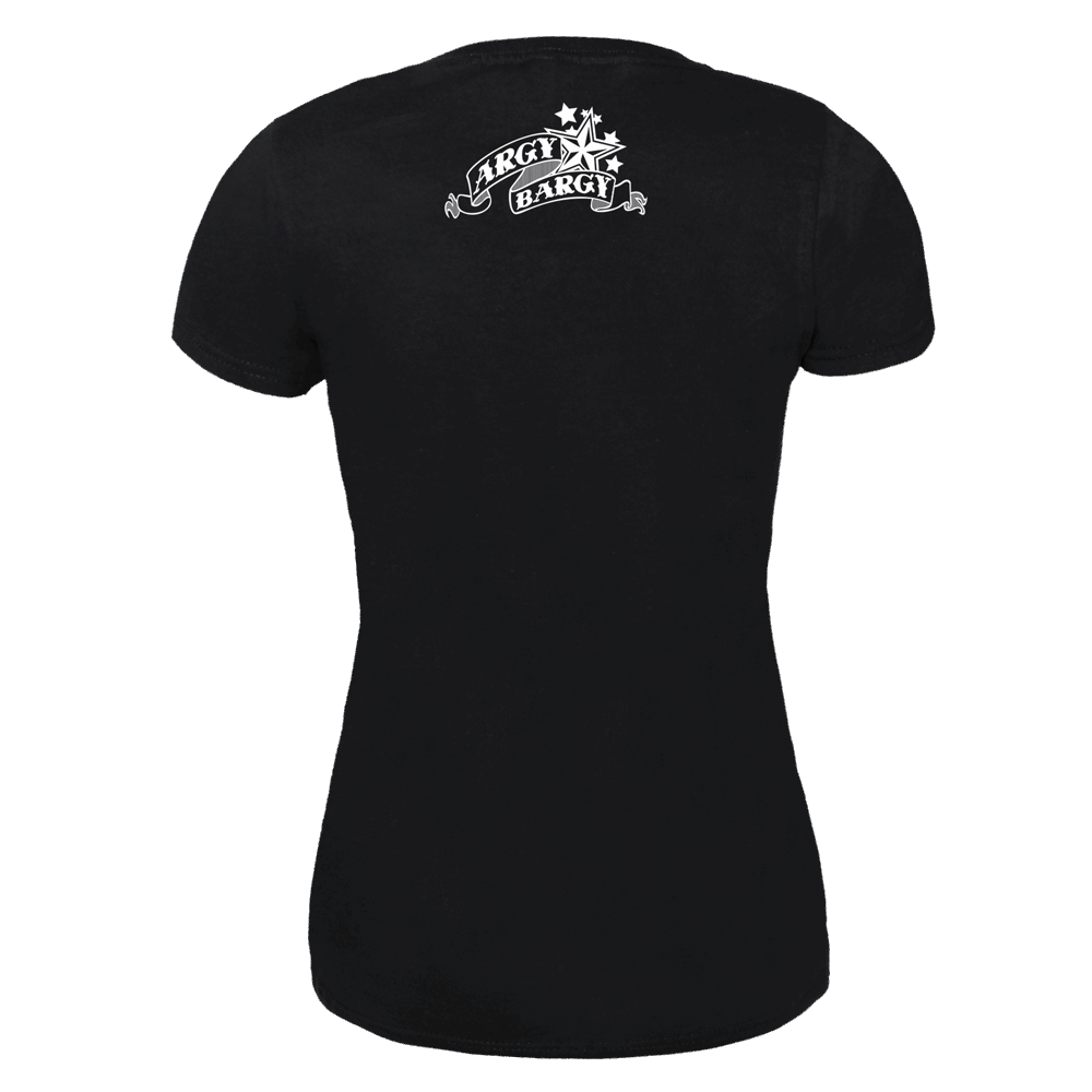 Argy Bargy "No Regrets" Girly Shirt (black)