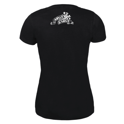 Argy Bargy "No Regrets" Girly Shirt (black)