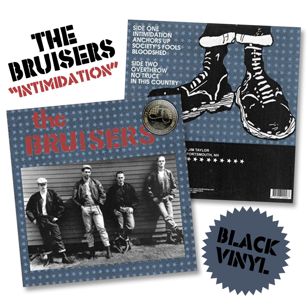 Bruisers, The "Intimidation" (Extended Edition, RP) 12" (black) - Premium  von Rebellion Records für nur €21.90! Shop now at SPIRIT OF THE STREETS Webshop