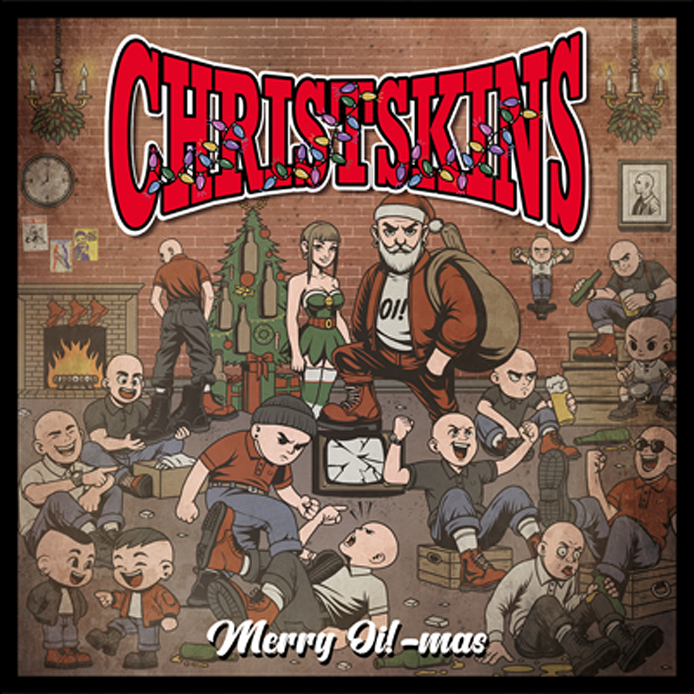 Christskins "Merry Oi!-Mas" LP (red/smoke)