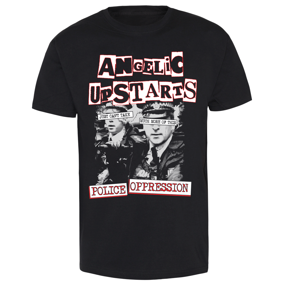 Angelic Upstarts "Police Oppression" T-Shirt (black) - Premium  von Rage Wear für nur €9.90! Shop now at Spirit of the Streets Mailorder