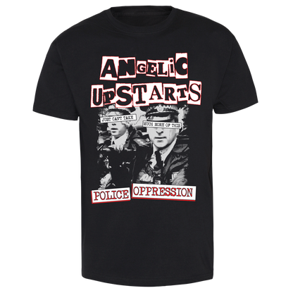 Angelic Upstarts "Police Oppression" T-Shirt (black) - Premium  von Rage Wear für nur €9.90! Shop now at Spirit of the Streets Mailorder